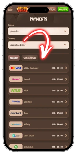 Sizzling Hot Deluxe real money AUD deposit methods at AU casinos