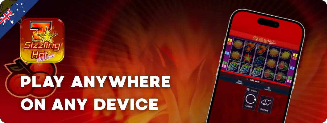 Sizzling Hot Deluxe mobile pokies experience on iOS and Android